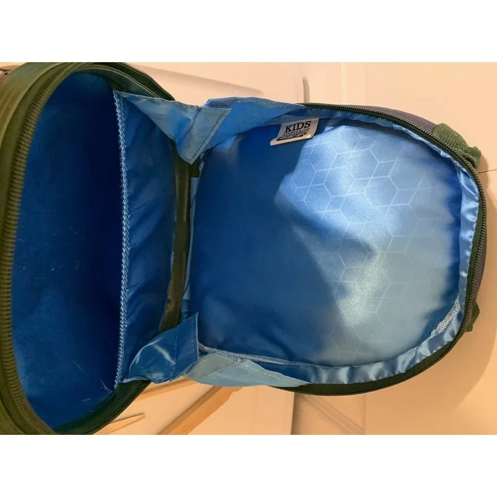 Blue Dino Small Backpack Shell Green‎